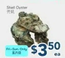 Oceans Fresh Food Market Shell Oyster offer