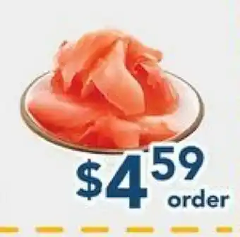 Oceans Fresh Food Market Sushi Ginger offer