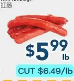 Oceans Fresh Food Market Red Sausage offer