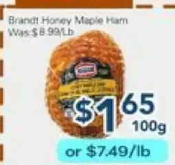 Oceans Fresh Food Market Brandt Honey Maple Ham offer