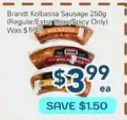 Oceans Fresh Food Market Sausage offer
