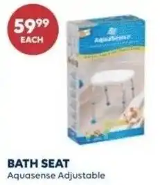 Shoppers Drug Mart Bath seat aquasense adjustable offer