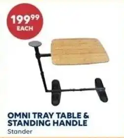 Shoppers Drug Mart Omni tray table & standing handle offer