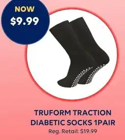 Shoppers Drug Mart Truform traction diabetic socks 1 pair offer