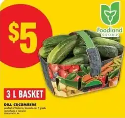 No Frills Dill cucumbers offer