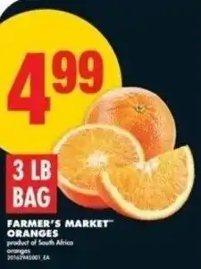 No Frills Farmer's market oranges offer