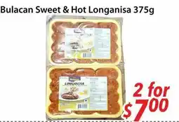 Bestco Food Mart Bulacan Sweet & Hot Longanisa offer