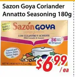 Bestco Food Mart Sazon Goya Coriander Annatto Seasoning offer