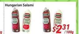 Bestco Food Mart Hungarian Salami offer