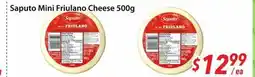 Bestco Food Mart Saputo Mini Friulano Cheese offer