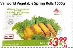 Bestco Food Mart Vanworld Vegetable Spring Rolls offer