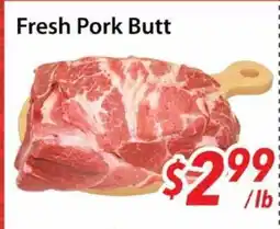 Bestco Food Mart Fresh Pork Butt offer