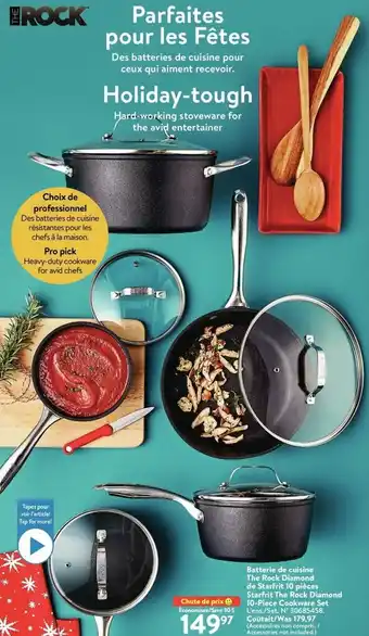 Walmart Batteroe de cuisine the rock diamond offer