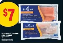 No Frills Seaquest frozen fish fillets offer