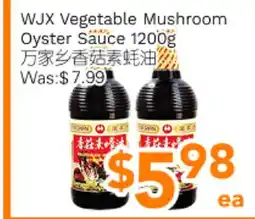 Ample Food Market WJX Vegetable Mushroom Oyster Sauce offer