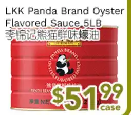 Ample Food Market LKK Panda Brand Oyster Flavoured Sauce offer