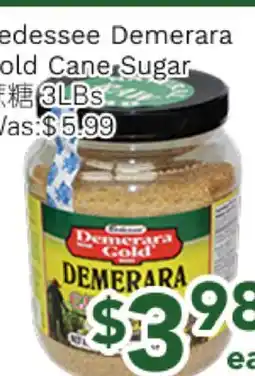 Ample Food Market Bedessee Demerara Gold Cane Sugar offer