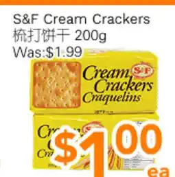 Ample Food Market S&F Cream Crackers offer