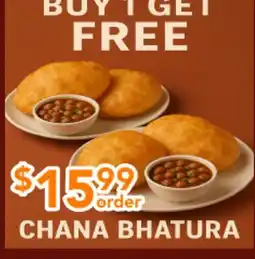 Ample Food Market CHANA BHATURA offer