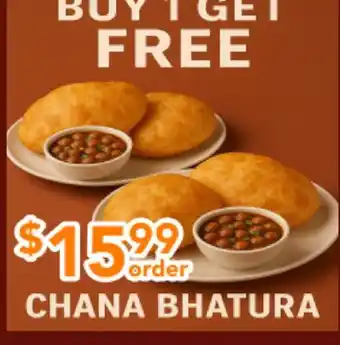 Ample Food Market CHANA BHATURA offer