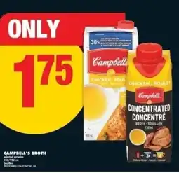 No Frills Campbell's broth offer