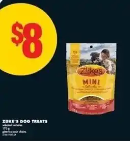 No Frills Zuke's dog treats offer