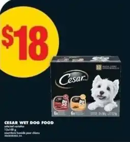 No Frills Cesar wet dog food offer