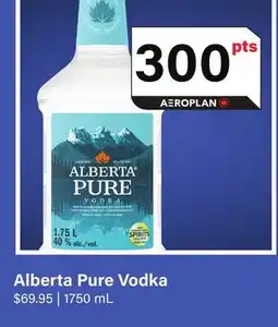 LCBO Alberta Pure Vodka offer