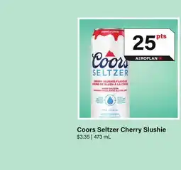 LCBO Coors Seltzer Cherry Slushie offer