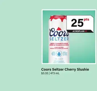 LCBO Coors Seltzer Cherry Slushie offer