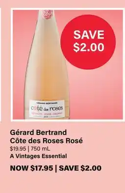 LCBO Gérard Bertrand Côte des Roses Rosé offer