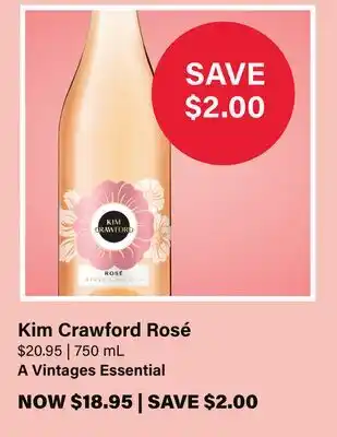 LCBO Kim Crawford Rosé offer