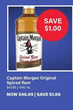 LCBO Captain Morgan Original Spiced Rum offer