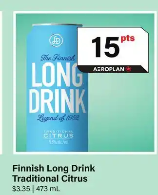 LCBO Finnish Long Drink Traditional Citrus offer