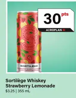LCBO Sortilège Whiskey Strawberry Lemonade offer