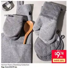 Kitchen Stuff Plus Harman Pantry Chambray Collection offer
