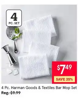 Kitchen Stuff Plus 4 Pc. Harman Goods & Textiles Bar Mop Set offer