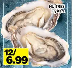 Supermarché PA HUÎTRES | OYSTERS offer