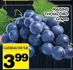 Supermarché PA RAISINS THOMCORD | Grapes offer