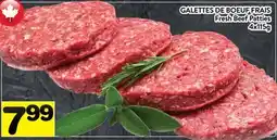 Supermarché PA GALETTES DE BOEUF FRAIS | Fresh Beef Patties offer