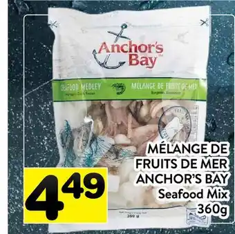 Supermarché PA MÉLANGE DE FRUITS DE MER ANCHOR'S BAY | Seafood Mix offer