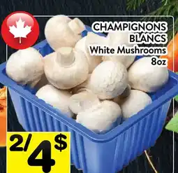 Supermarché PA CHAMPIGNONS BLANCS | White Mushrooms offer