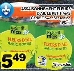 Supermarché PA ASSAISONNEMENT FLEURS D'AIL LE PETIT MAS | Garlic Flower Seasoning offer