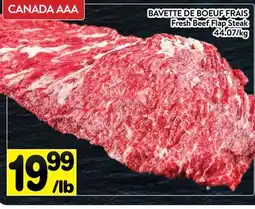 Supermarché PA BAVETTE DE BOEUF FRAIS | Fresh Beef Flap Steak offer