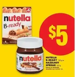 No Frills Nutella B-ready or hazelnut spread offer