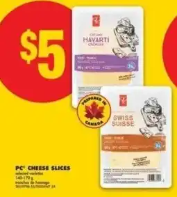 No Frills PC cheese slices offer