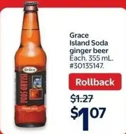 Walmart Grace island soda ginger beer offer