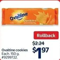 Walmart Ovaltine cookies offer