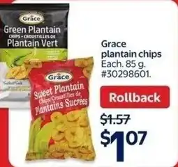 Walmart Grace plantain chips offer