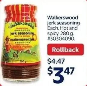 Walmart Walkerswood jerk seasoning offer